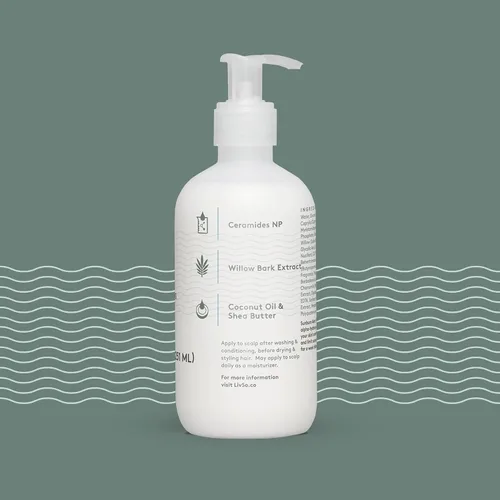Vista 3 de LivSo Loción hidratante para el cuero cabelludo, hidrata el cabello y el cuero cabelludo, derivada de forma natural, sensación fresca, eficaz