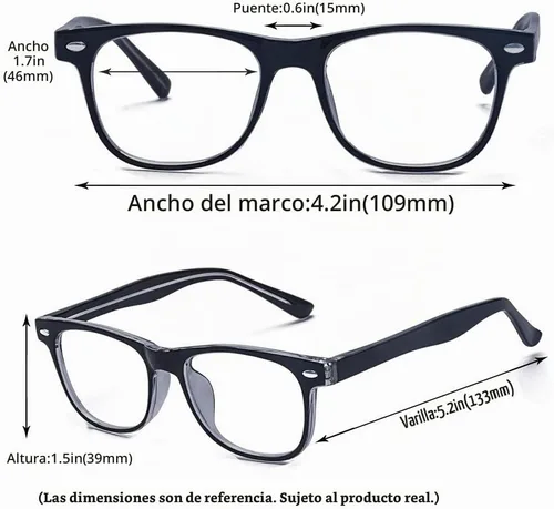 Vista 6 de Anteojos con bloqueo de luz azul de computadora para niños y niñas de 3 a 12 años, antifatiga visual Negro