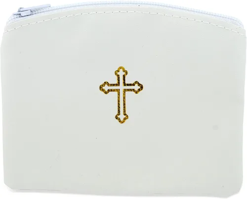 Vista 3 de Venerare Hermoso estuche para rosario católico (1, negro)