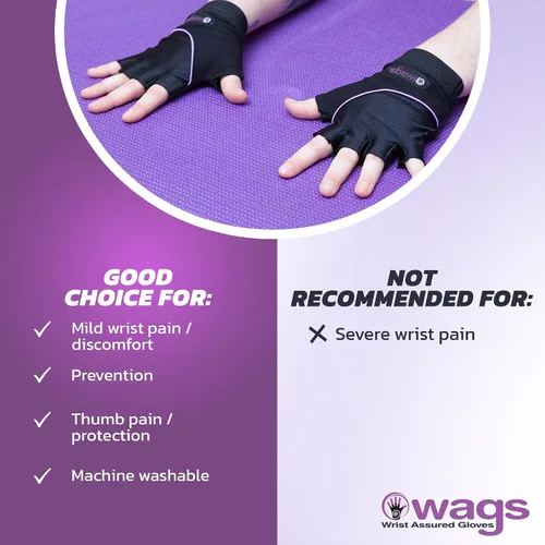 Vista 4 de Guantes de muñeca asegurada, almohadilla de gel delgada y forro interior absorbente, guantes de entrenamiento para mujeres y hombres, yoga y pilates