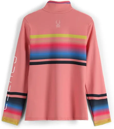 Vista 2 de Spyder Cuello en T con media cremallera para mujer