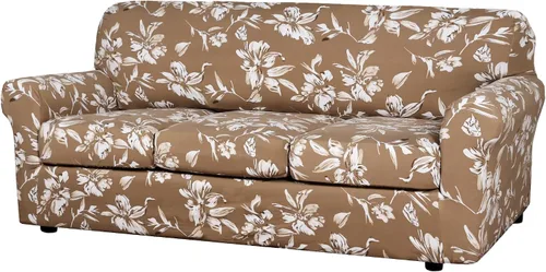 Vista 15 de H.VERSAILTEX Fundas de sofá superelásticas de 2 piezas para fundas de sillón, fundas de silla de sala de estar, con estilo moderno suave y grueso