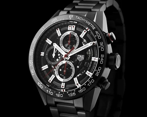 Vista 2 de Tag Heuer Carrera CAR2090.BH0729 - Reloj cronógrafo automático con esfera negra