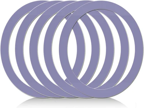 Vista 8 de COJOC 5 piezas para anillo adaptador magnético universal, adhesivo magnético compatible con accesorios de carga inalámbrica Magsafe para iPhone