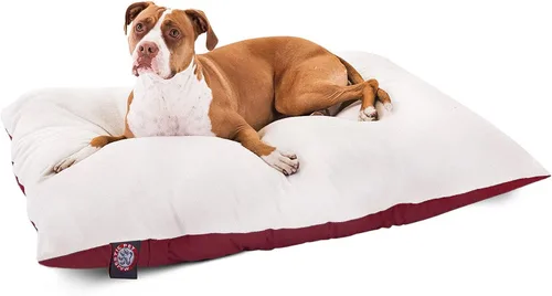 Vista 19 de Majestic Pet Cama rectangular para perros tamaño mediano, lavable, funda extraíble, cama para mascotas, cama para jaula para perros, cama de gran