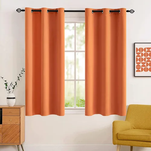 Vista 127 de MIULEE Cortinas opacas para dormitorio o sala de estar, juego de 2 paneles de cortina para ventana con aislamiento térmico y bloqueo de luz