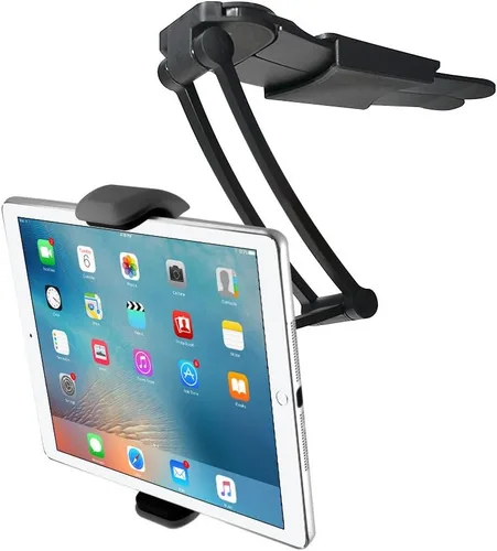 Vista 4 de Cellet Soporte para tablet de cocina 2 en 1 para pared, mesa, encimera, soporte de escritorio para recetas para iPad/Pro/Air/Mini, Micro Surface