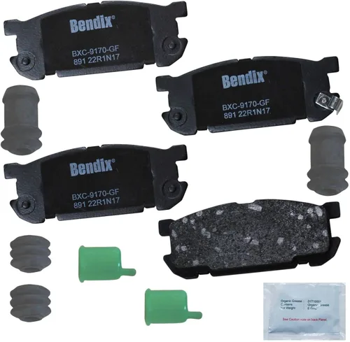 Vista 185 de Bendix Priority1 CFC154 - Juego de pastillas de freno de disco para Avanti II, Century, LeSabre, Regal, Riviera, chasis comercial, DeVille