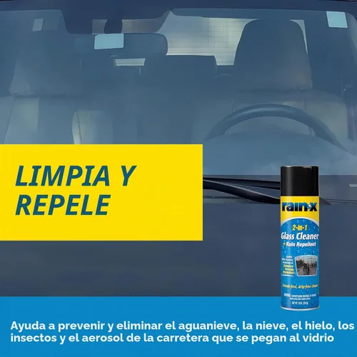 Vista 4 de RAIN-X 5080233 2-en-1 limpiavidrios Plus repele lluvia