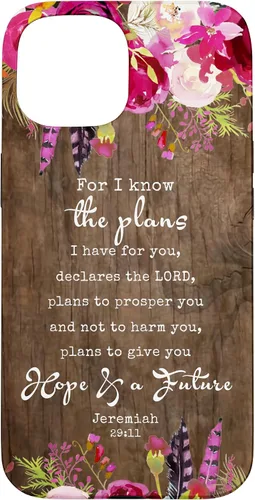 Vista 6 de for I Know The Plans I Have for You - Funda cristiana para iPhone 17 de Jeremías 29:11
