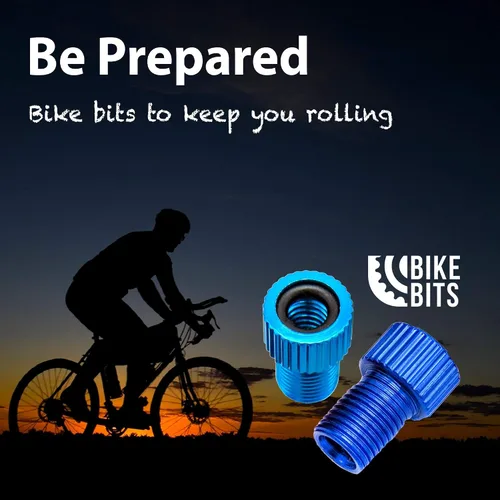 Vista 7 de Adaptador de válvula Presta para bicicleta – Convierte Presta a Schrader – Francés/Reino Unido a Estados Unidos – infla neumáticos con bomba