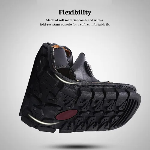 Vista 4 de Maylrvjv Sandalias deportivas para hombre al aire libre, ligeras, cómodas, para senderismo, caminar, de cuero, informales, zapatos de agua