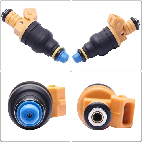 Vista 3 de Juego de 8 inyectores de combustible Motor de 4.6L 5.0L 5.4L 5.8L Compatible con F-ord F150 F250 F350 y más Reemplazar # 0280150718