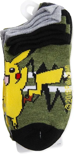 Vista 5 de Pokemon Boys' 5 Pack No Show Socks