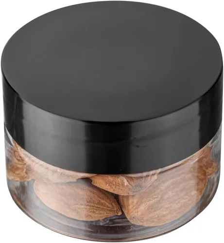 Vista 10 de Restaurantware RW Base Tarros de caramelo de 1 onza 10 recipientes de almacenamiento de cocina duraderos – Tarros redondos herméticos de plástico