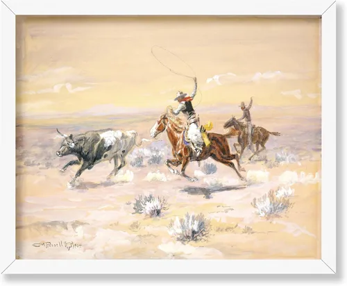 Vista 82 de Poster Master Póster vintage de The Lookout, estampado retro de vaquero, arte occidental, arte del salvaje oeste, arte de equitación, regalo