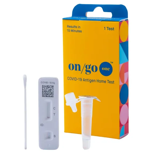 Vista 9 de Kit de Autoprueba Rápida COVID-19 On/Go One con Aplicación Test-to-Treat, 1 Paquete, 1 Prueba Total, Resultados en 15 Minutos, Autorizado por FDA