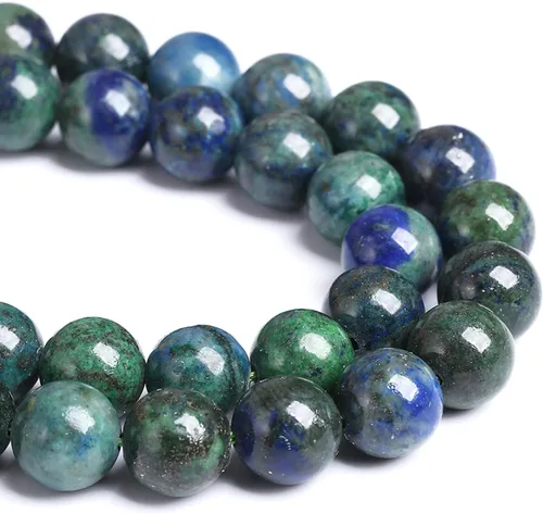 Vista 27 de 4MM 88 piezas de cuentas sueltas de piedra natural verde turquesa africana para hacer pulseras y collares de bricolaje