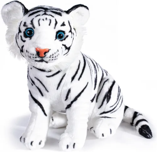 Vista 9 de Berry President Juguetes de peluche, juguetes de peluche, juguetes de peluche de tigre sentado, muñecas de animales realistas y encantadoras