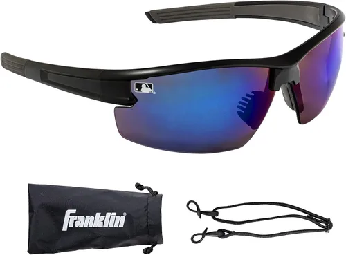 Vista 16 de Franklin Sports Gafas de sol de béisbol + sóftbol – Gafas de sol deportivas para hombre + mujer – Sombras abatibles + gafas no abatibles