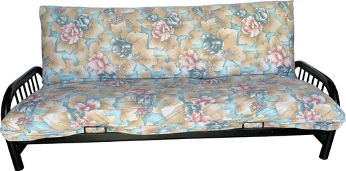 Vista 12 de Fundas de colchón de futón, fundas de cama, 100% algodón (individual, matrimonial, Queen) (flor #12, tamaño matrimonial 6 x 54 x 75)