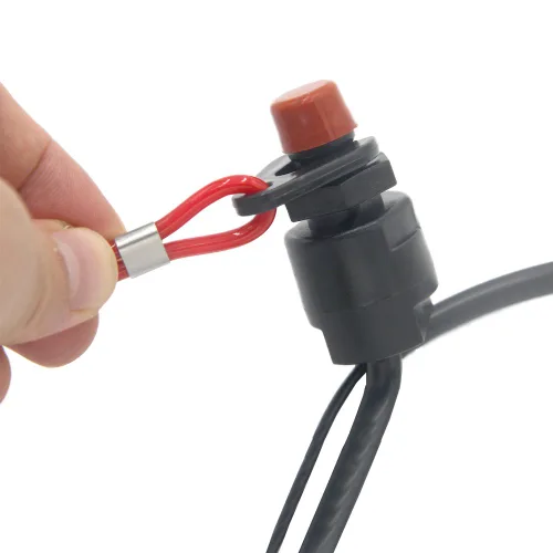 Vista 5 de ZOOKOTO Cordón universal para motor fuera de borda para interruptor de parada urgente y cordón de seguridad para Yamaha/Tohatsu/Honda Motores fuera