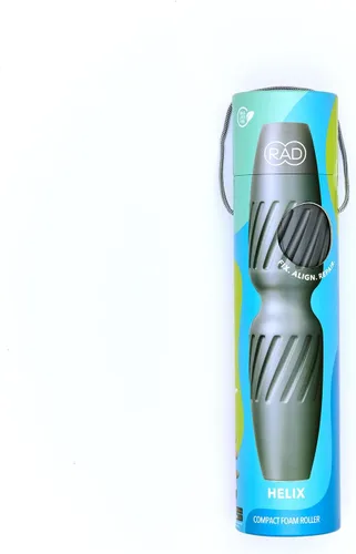 Vista 4 de RAD Helix - Rodillo compacto de espuma para ejercicios de alta densidad, liberación miofascial de tejido profundo para espalda, cuádriceps