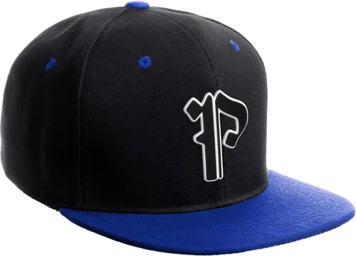 Vista 1334 de Daxton Gorra clásica con visera de billete plano con letras del alfabeto inglés antiguo de la A a la Z