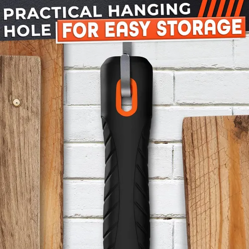 Vista 8 de Rubber Mallet Hammer 8 Oz, Soft Face Non-Marring Head (Orange)