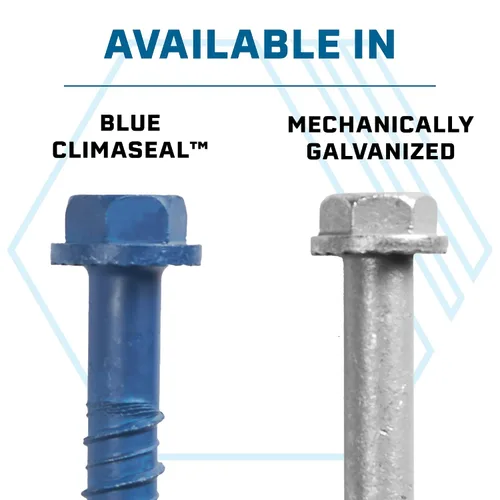 Vista 3 de Tapcon + Anclajes de hormigón Climaseal™ de cabeza hexagonal de servicio pesado 1/2 x 3, 10