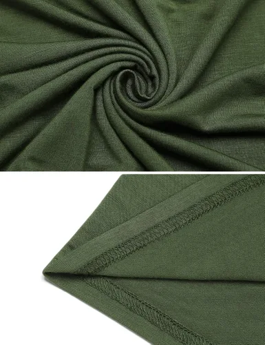 Vista 5 de Ekouaer Vestido de parto y parto, camisón de lactancia, camisones de maternidad para hospital, camisón corto de lactancia materna, talla XXL