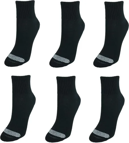 Vista 4 de Hanes Calcetines de tobillo para mujer, cómodos y cómodos, paquete de 6 pares