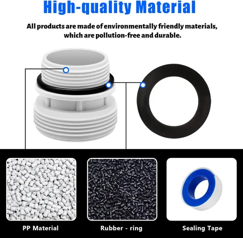 Vista 4 de Paquete de 4 adaptadores de conversión de manguera 4560 de 1.575 in a 1 1/2 pulgadas para Intex Hayward Filter Hose Conversion Kit Compatible with