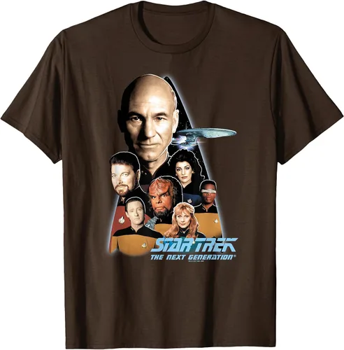 Vista 19 de Star Trek The Next Generation T-Shirt Asphalt Grey