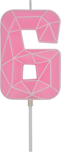 Vista 315 de DERVENTA Vela Grande de Cumpleaños Número 3D Verde Luminoso de 3.7 Pulgadas Celebración de Fiesta Aniversario Decoración Adorno para Pastel 1 Pieza