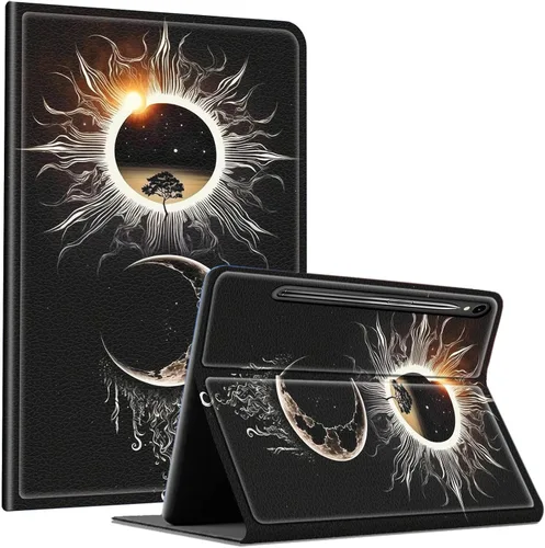 Vista 67 de Slim Case for Samsung Galaxy Tab S10 Lite / S10 FE / S9 FE 10.9" & Galaxy Tab S9 11", Multi-Angle Stand PU Leather Smart Folio Cover with Soft TPU