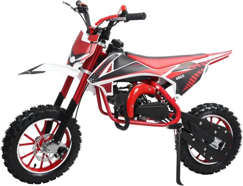 Vista 3 de 49cc 2-Stroke Kids Dirt Bike, Gas Power Motocross Rojo
