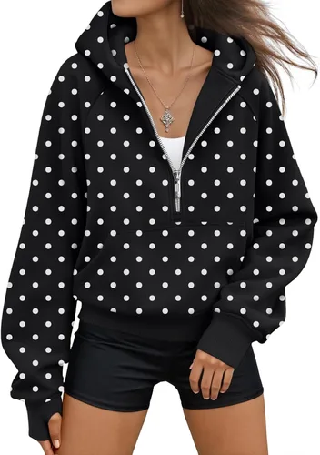 Vista 11 de AUTOMET Sudaderas con capucha de mujer, sudaderas de forro polar para otoño, conjuntos de moda, sudaderas para hacer ejercicio, chaquetas con Verde