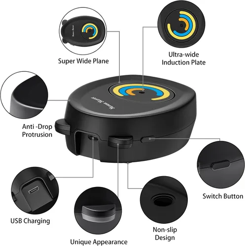 Vista 4 de Mouse Jiggler indetectable, dispositivo Jiggler de ratón, simula automáticamente el movimiento del mouse para mantener el portátil o la computadora