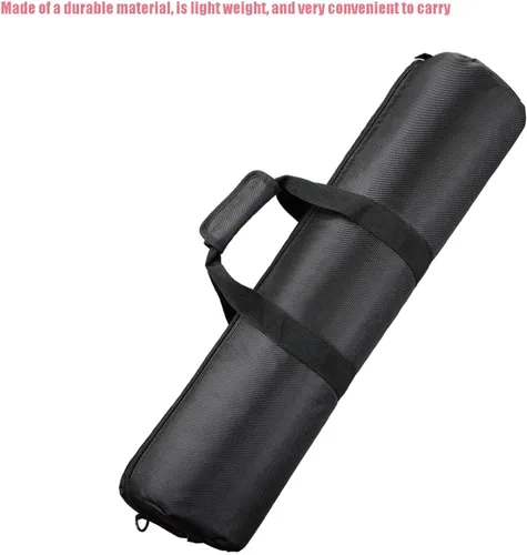 Vista 3 de Bolsa de transporte para trípode de 24 x 5 x 5 pulgadas, bolsa de transporte para trípode de alta resistencia Oxford con correa para el hombro
