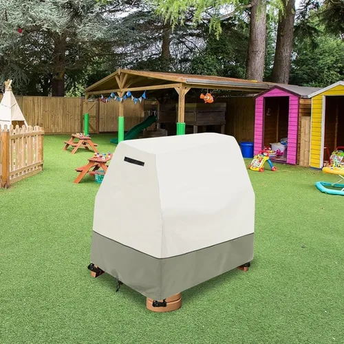 Vista 8 de Cubierta para mesa de agua para niños, resistente al aire libre, 600D, impermeable, anti-UV, a prueba de polvo, para niños, compatible con Step2