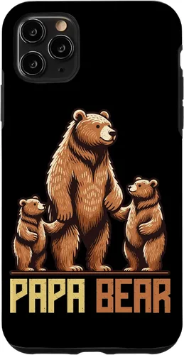 Vista 13 de Papa Bear Lover Father Dad Parent Father's Day Sunglasses Case for iPhone 16