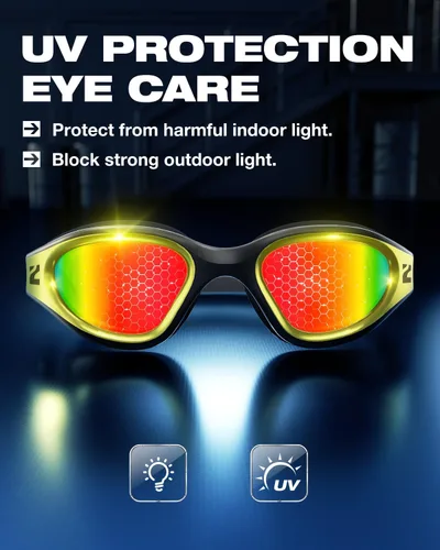 Vista 3 de ZIONOR G1 Nava Super Anti-niebla Gafas de natación unisex espejo/lente de humo brillante