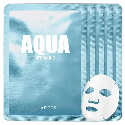 Vista 12 de LAPCOS Máscara de hojas de aloe, máscara facial diaria con pepino y gel de aloe para calmar e hidratar la piel, favorita de la belleza coreana