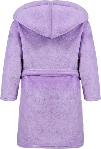 Vista 5 de PopClotre Batas de baño de franela suaves con capucha para niños y niñas