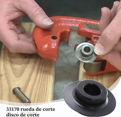 Vista 4 de 33170 E-2558 Rueda de repuesto para cortador de tubos Ridgid 30,40