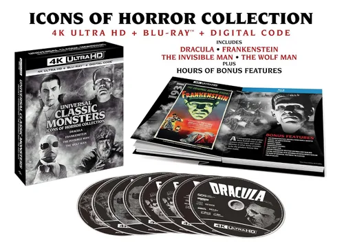 Vista 3 de Universal Classic Monsters Icons of Horror Collection 4K UHD