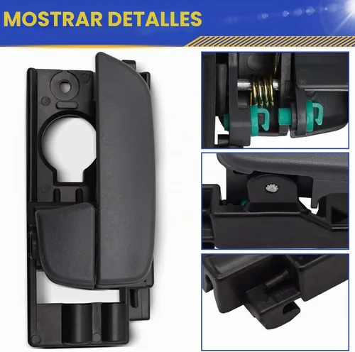 Vista 5 de X4XZ Manija de puerta interior para Hyundai Accent 2006-2011 lado de conducción delantera izquierda 826101E000 Lado de conducción