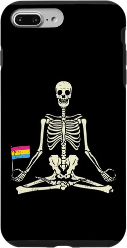Vista 12 de Skeleton Yoga Pansexual Flag Yogi Asana Pan Pride LGBT Gift Case for iPhone 17