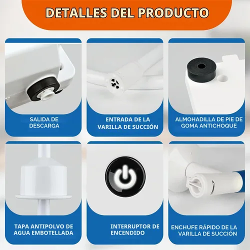 Vista 4 de SEAFLO Sistema de agua embotellada: práctico interruptor de encendido/apagado, tubo de descarga de 20 pies, enchufe de pared